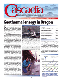 cover of Cascadia Spring 2007