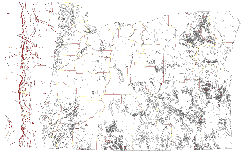 faults in Oregon