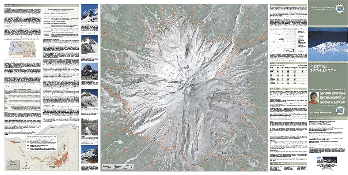 geologic information and Mount Hood glaciers