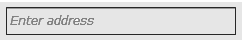 Enter address field on interactive maps