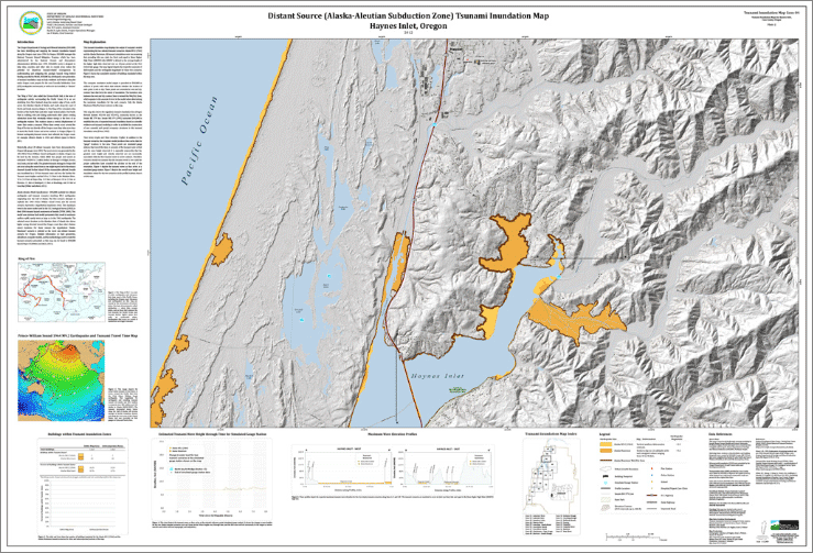 Preview: Coos Bay - North Bend Distant Source (Alaska-Aleutian Subduction Zone) Tsunami Inundation Map