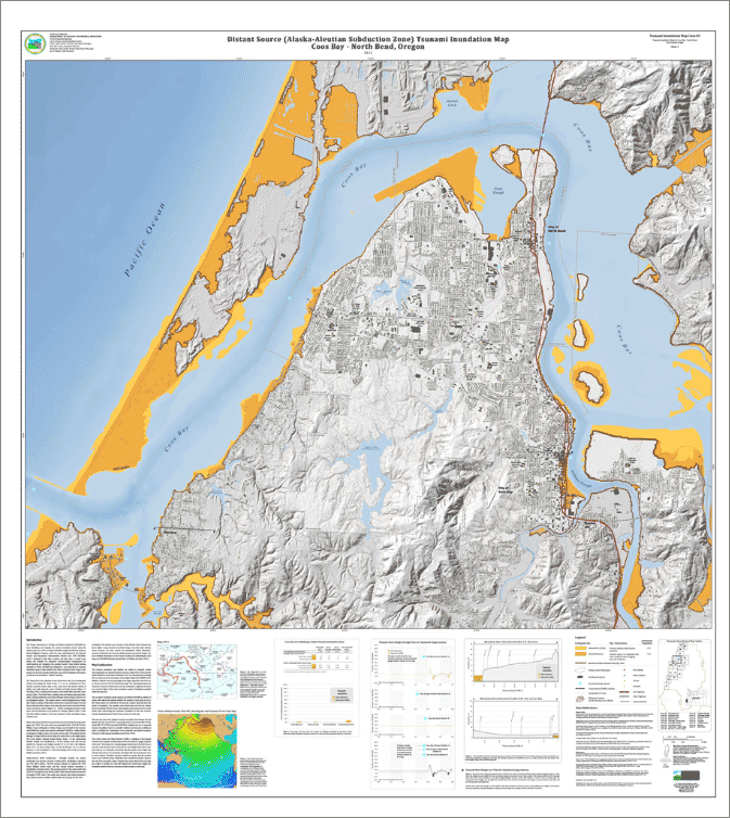 Preview: Coos Bay - North Bend Distant Source (Alaska-Aleutian Subduction Zone) Tsunami Inundation Map