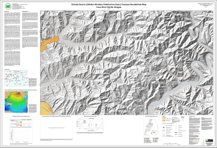 Preview: Coos Bay - North Bend Distant Source (Alaska-Aleutian Subduction Zone) Tsunami Inundation Map