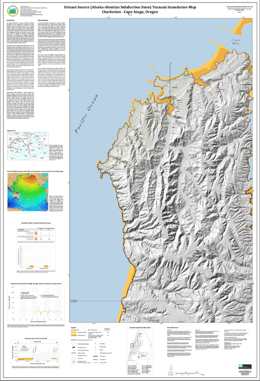 Preview: Coos Bay - North Bend Distant Source (Alaska-Aleutian Subduction Zone) Tsunami Inundation Map