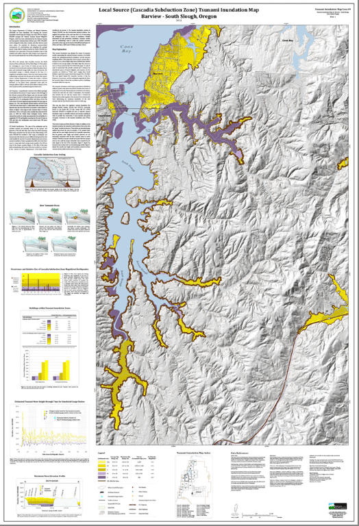 Preview: Coos Bay - North Bend Local Source (Cascadia Subduction Zone) Tsunami Inundation Map