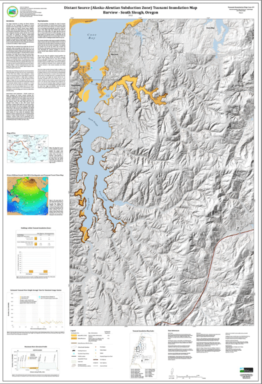 Preview: Coos Bay - North Bend Distant Source (Alaska-Aleutian Subduction Zone) Tsunami Inundation Map
