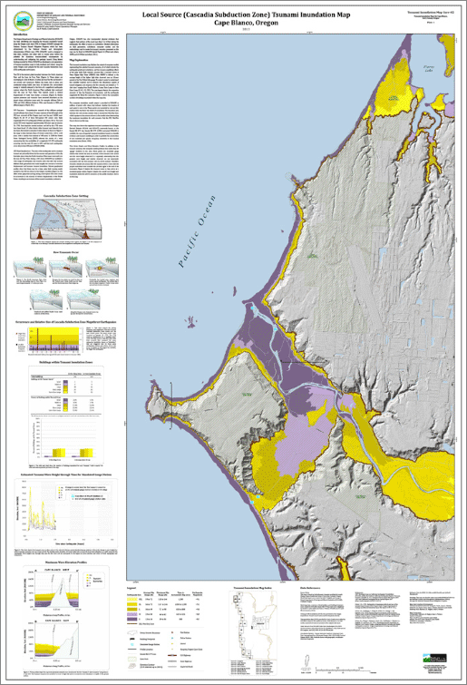 Preview: Cape Blanco Local Source (Cascadia Subduction Zone) Tsunami Inundation Map