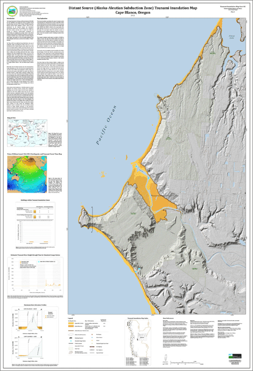 Preview: Cape Blanco Distant Source (Alaska-Aleutian Subduction Zone) Tsunami Inundation Map