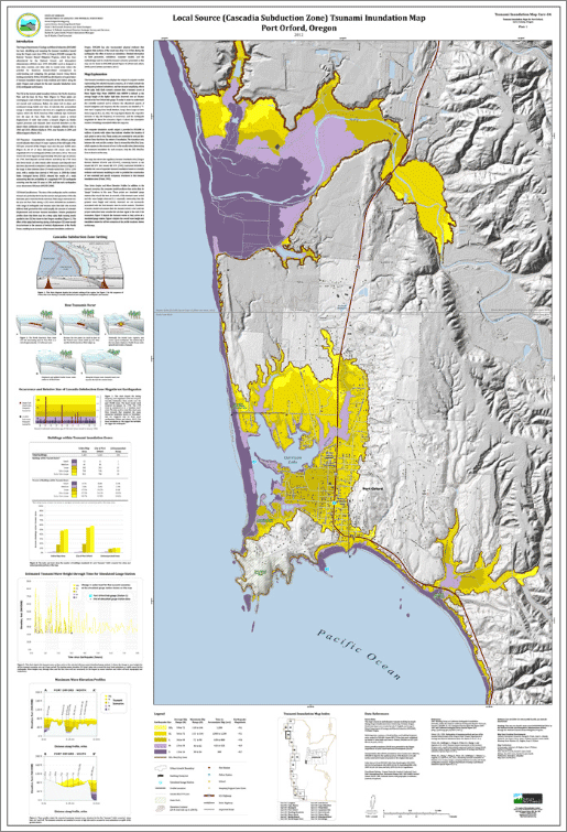 Preview: Port Orford Local Source (Cascadia Subduction Zone) Tsunami Inundation Map