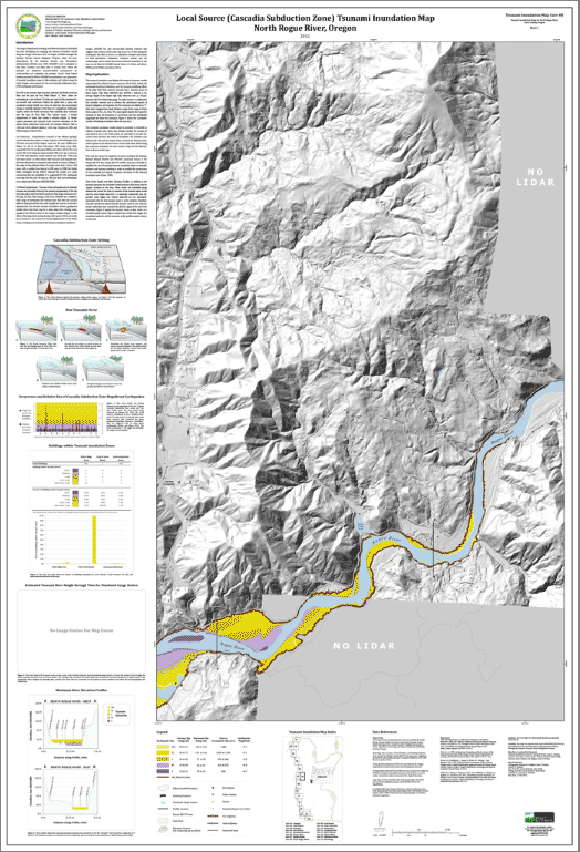 Preview: North Rogue River Local Source (Cascadia Subduction Zone) Tsunami Inundation Map