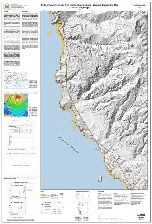 Preview: Harris Beach Distant Source (Alaska-Aleutian Subduction Zone) Tsunami Inundation Map