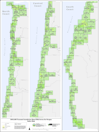 Tsunami Inundation Map (TIM) Series Index Map