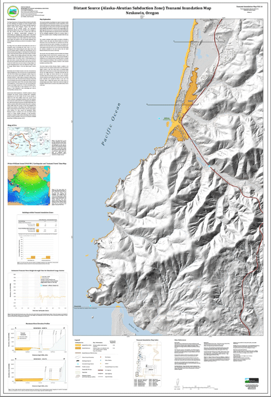 Preview: Coos Bay - North Bend Distant Source (Alaska-Aleutian Subduction Zone) Tsunami Inundation Map